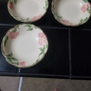 Vintage Franciscan Desert Rose berry bowls